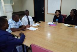 Dr Bukachi Chairman Medical Physiology addressing the New Class of 2020
